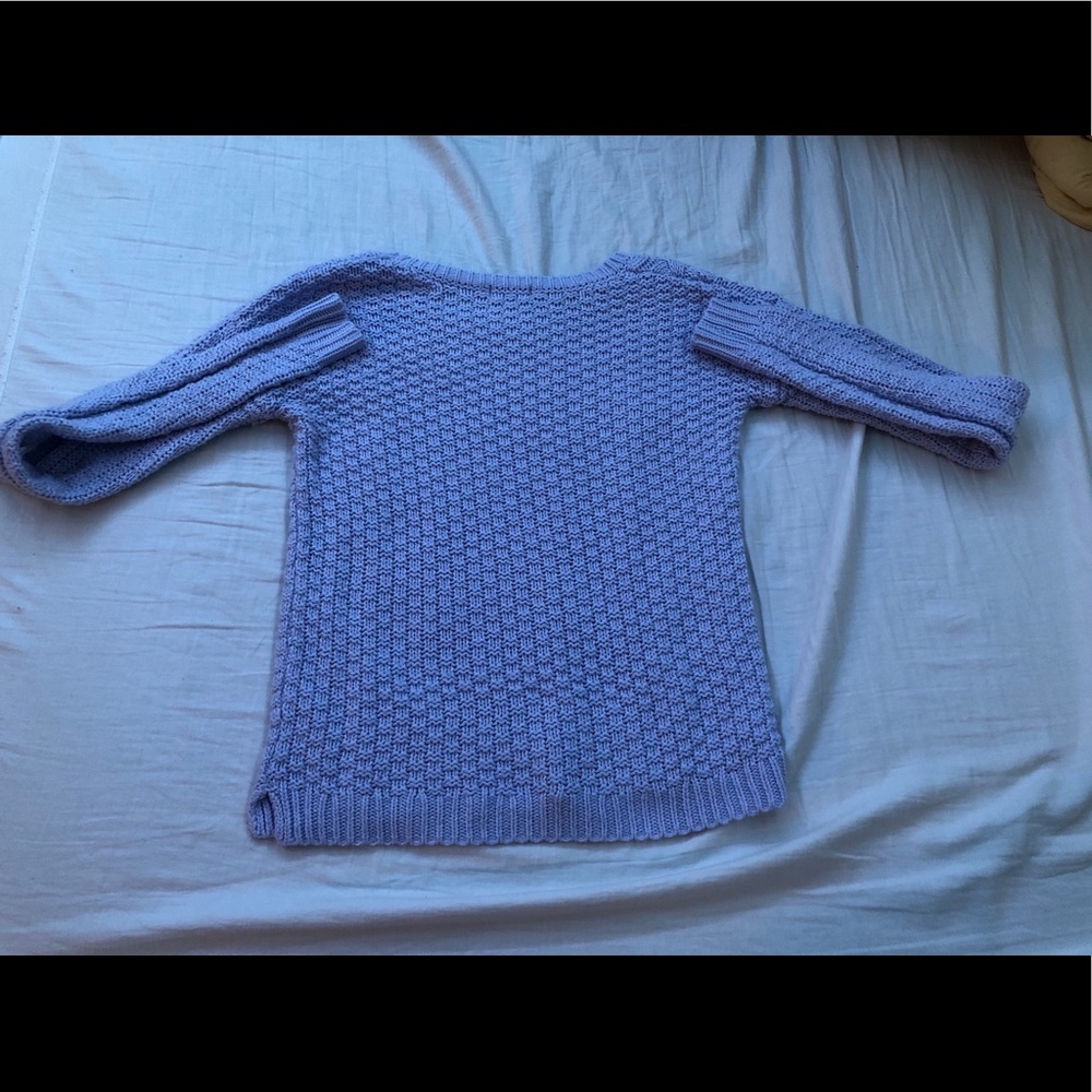 Purple long sleeve sweater